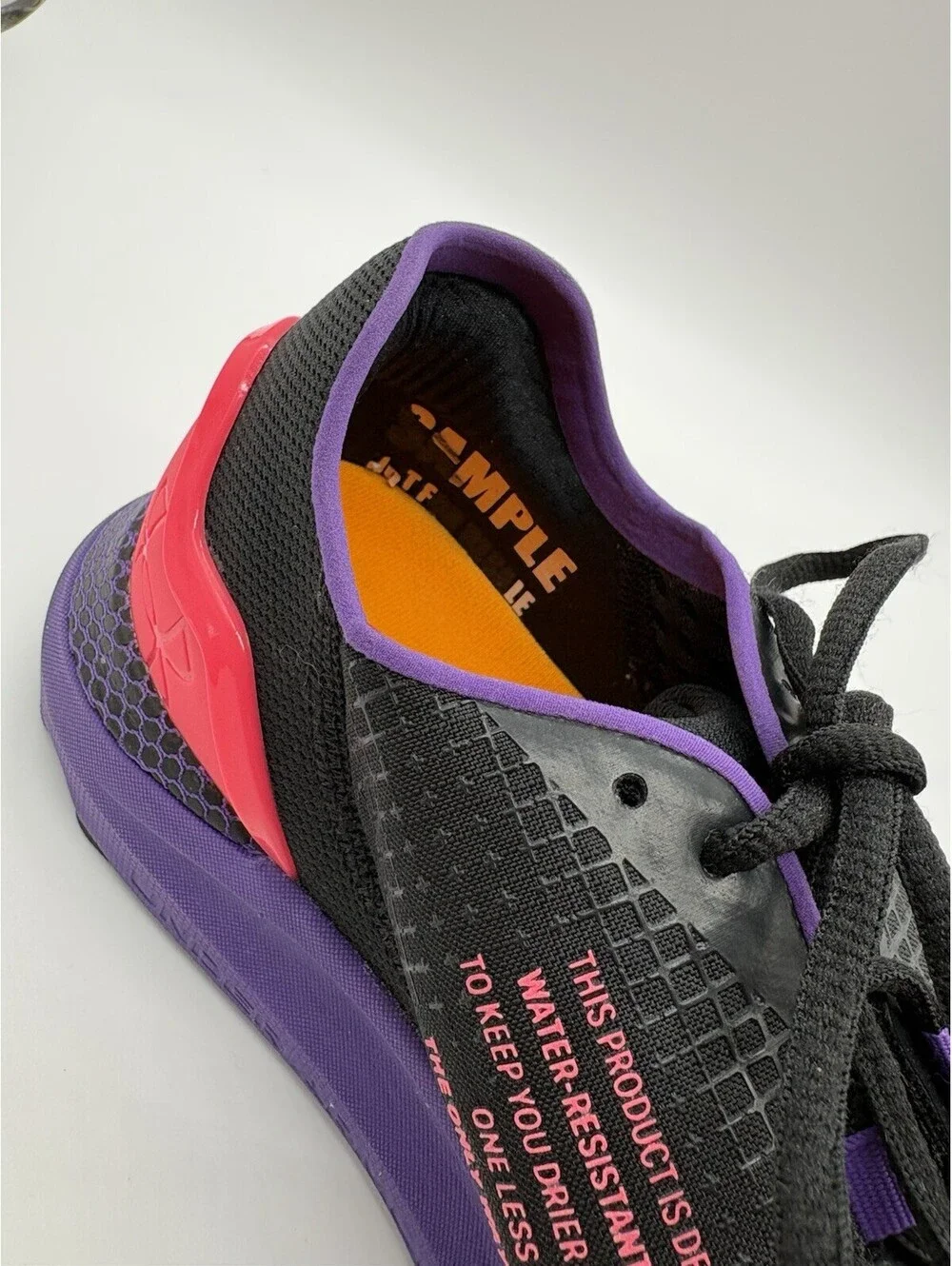Under Armour Machina Storm Shoes Size 9 Mens Running Waterproof Sample Purple